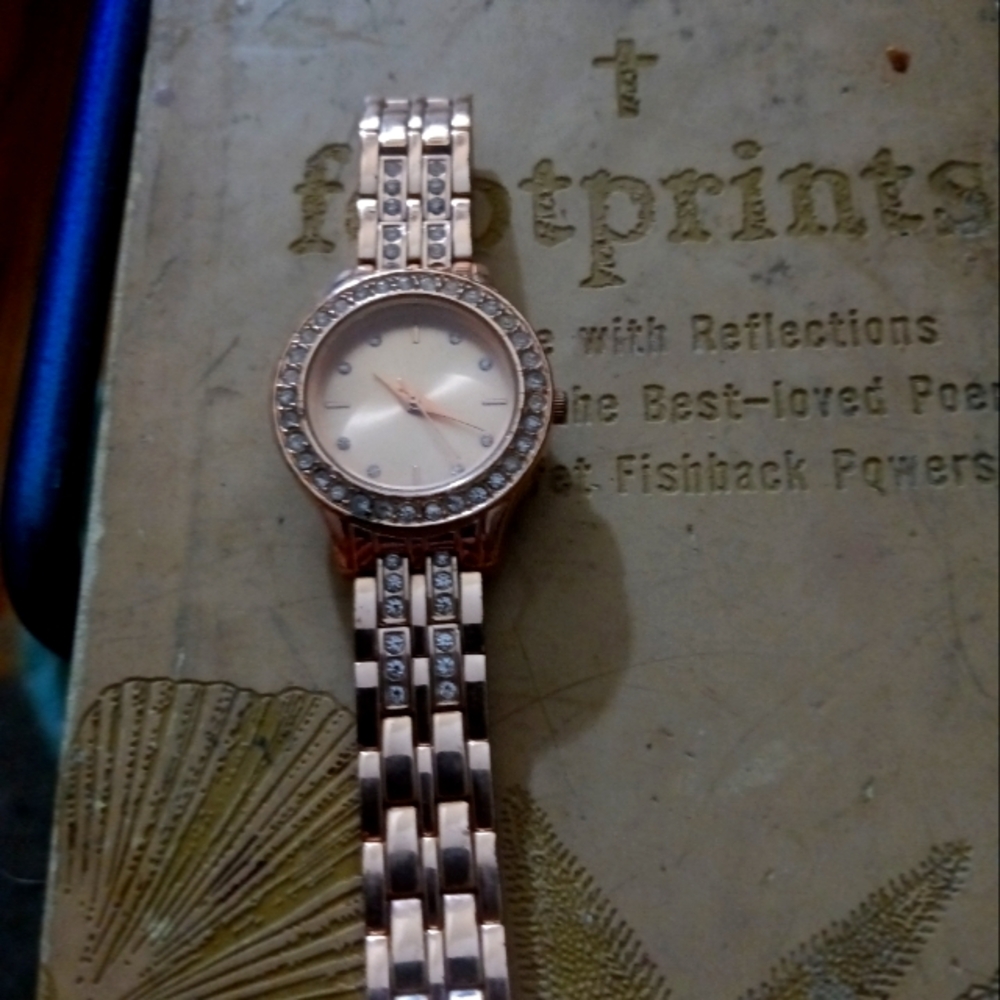 Copper colored watch